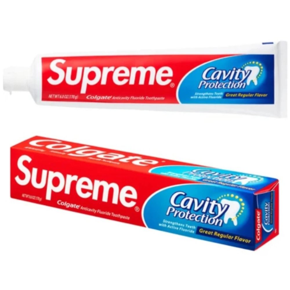 Brand New Supreme x Colgate Toothpaste